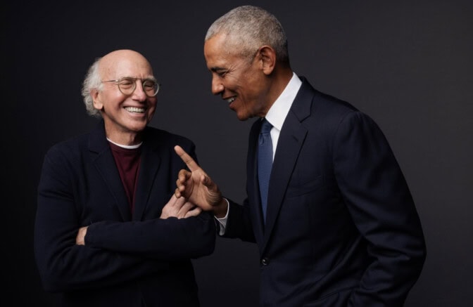Barack Obama ei pitänyt Larry Davidin reaktiosta korjausehdotukseen – Larryn kuvia kumartamaton vastaus huvittaa